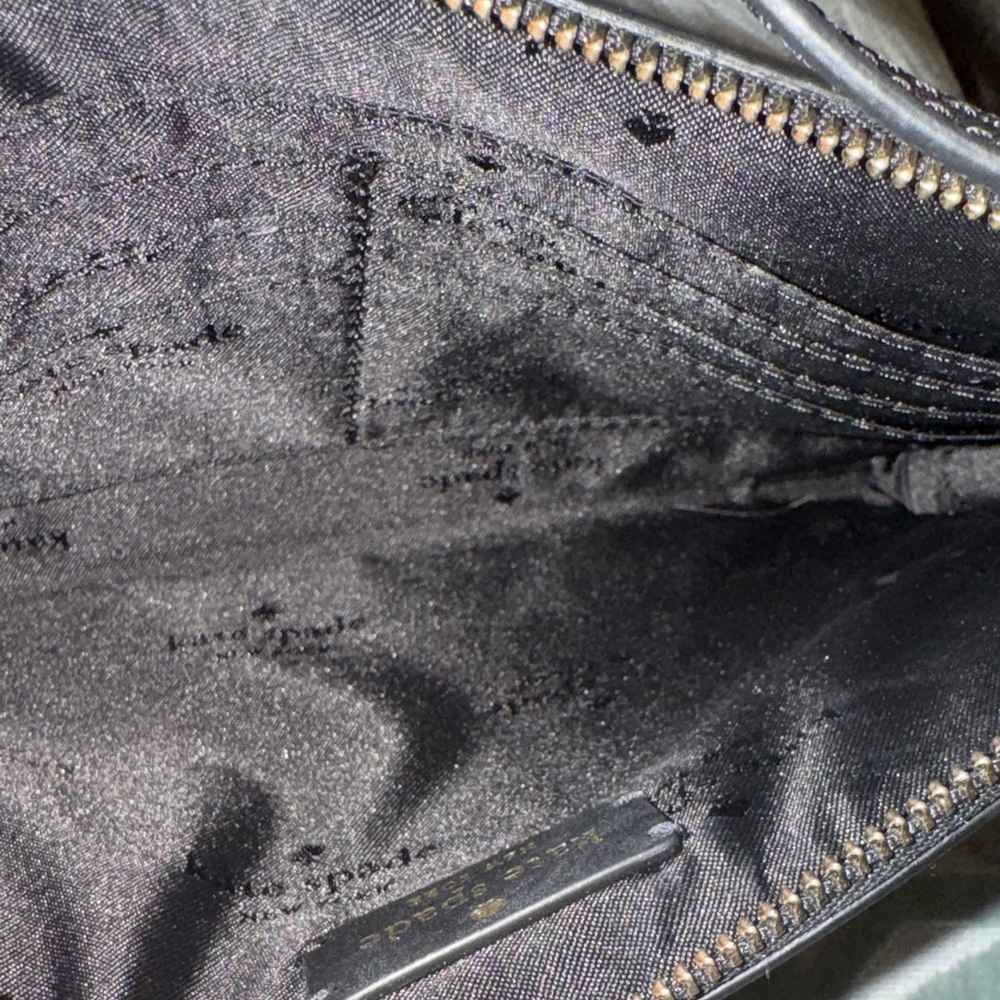 Kate Spade ♠️ Black Wristlet - Picture 7 of 7